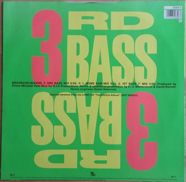 3rd Bass : Brooklyn-Queens (12")