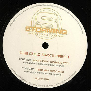 Dub Child (2) : Dub Child Remixes Part 1 (12")
