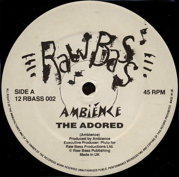 Ambience : The Adored (12")