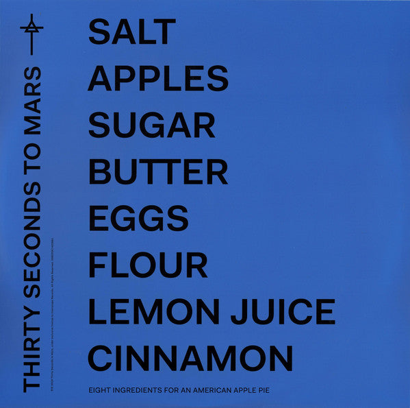30 Seconds To Mars : America (LP, Album, Whi)