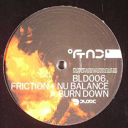 DJ Friction & Nu Balance : Burn Down / Turmoil (12")