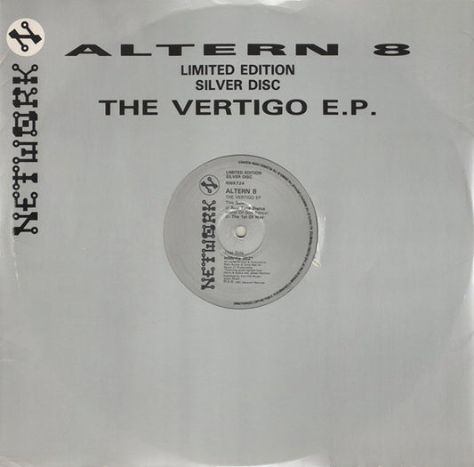 Altern 8 : The Vertigo EP (12", EP, Ltd, MP, Sil)