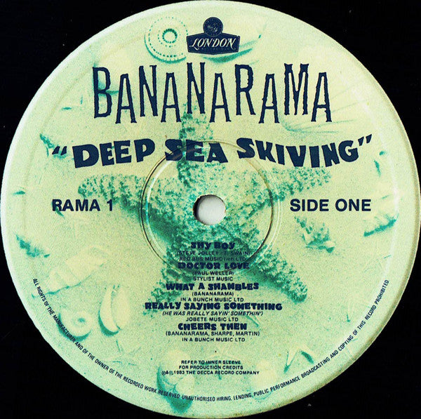 Bananarama : Deep Sea Skiving (LP, Album, PRS)