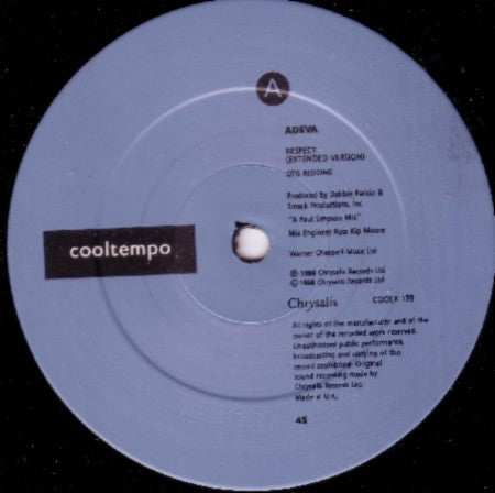 Adeva : Respect (12", Single)