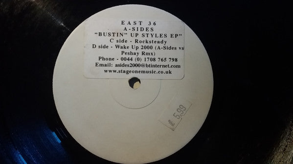 A-Sides : Bustin Up Stylez EP (12", Promo)