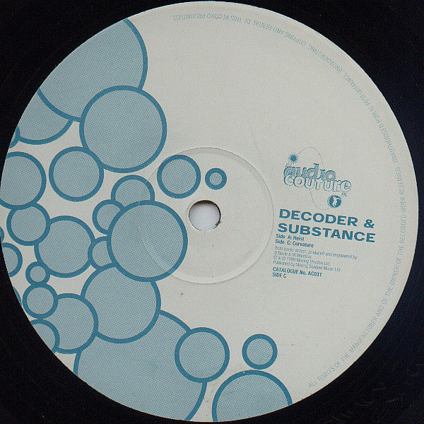 Decoder & Substance : Heist / Curvature (12")