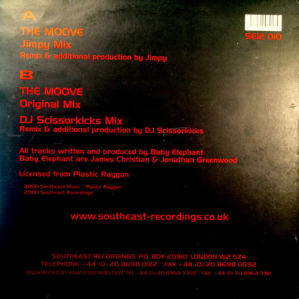 Baby Elephant : The Moove (12")
