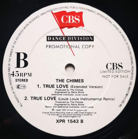 The Chimes : True Love (12", Single, Ltd, Promo)