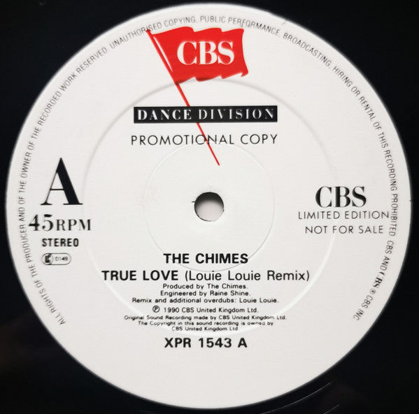The Chimes : True Love (12", Single, Ltd, Promo)