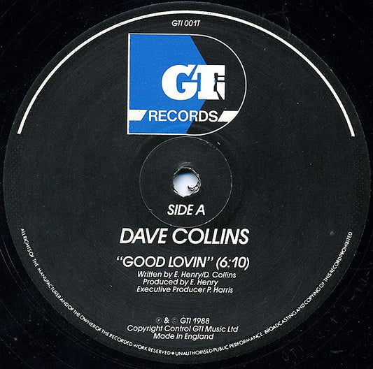 Dave Collins (3) : Good Lovin (12")