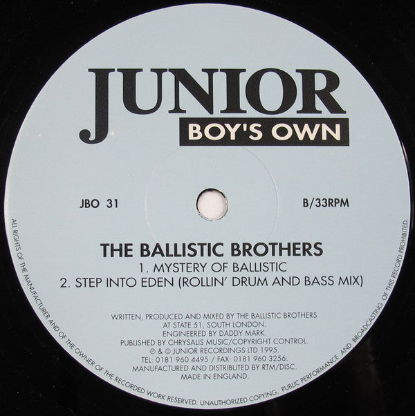 Ballistic Brothers : I'll Fly Away (12")