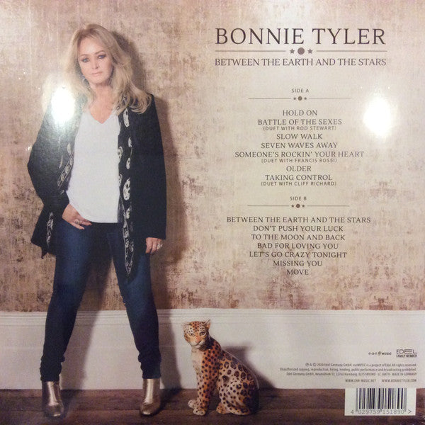 Bonnie Tyler : Between The Earth And The Stars (LP, Album, Ltd, RE, Blu)