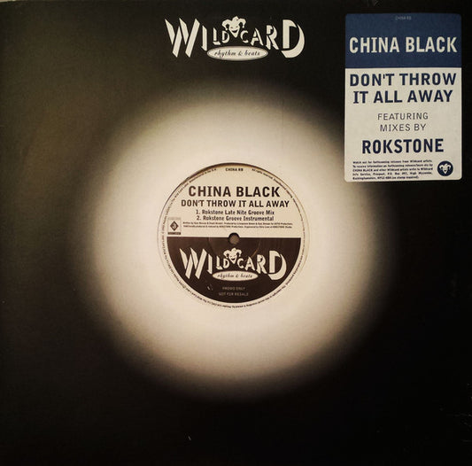 China Black : Don't Throw It All Away (Rokstone Remixes) (12", Promo)