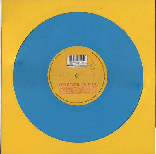 808 State : 10 x 10 (10", Single, Blu)