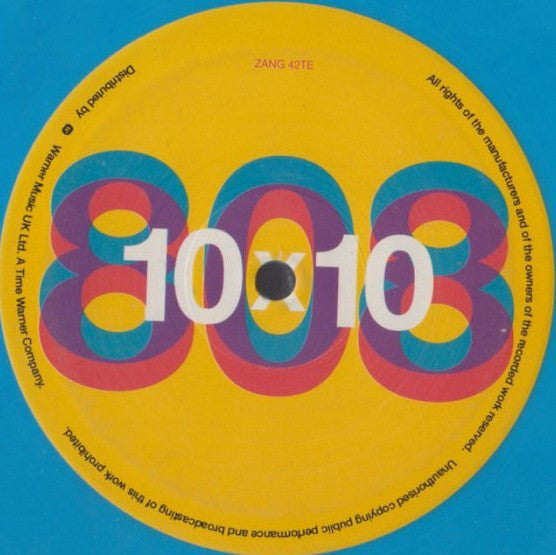 808 State : 10 x 10 (10", Single, Blu)
