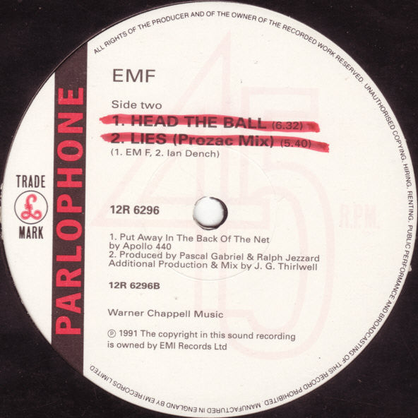 EMF : Lies (12")