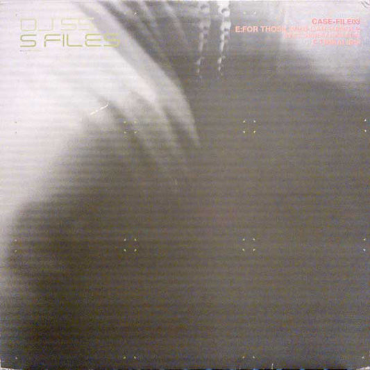 DJ SS : S Files (Case File 3) (12")