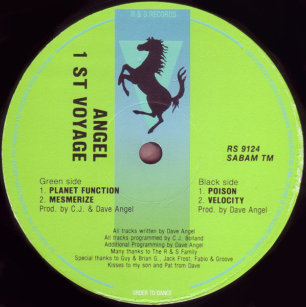 Dave Angel : 1st Voyage (12")