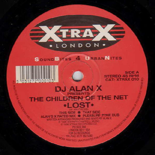 Alan X Presents The Children Of The Net : Lost (12")