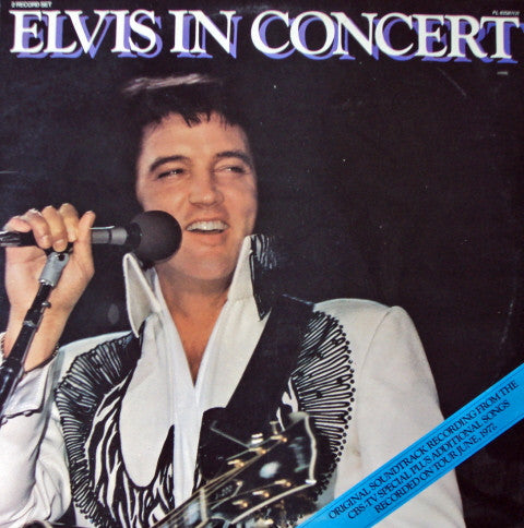Elvis Presley : Elvis In Concert (2xLP, Album)