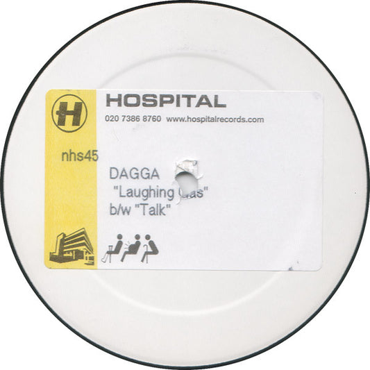 Dagga : Laughing Gas b/w Talk (12", EP, Promo, W/Lbl, Sti)