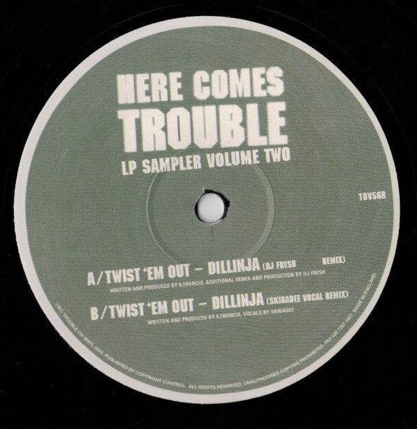 Dillinja : Here Comes Trouble (LP Sampler Volume Two) (12", Smplr)