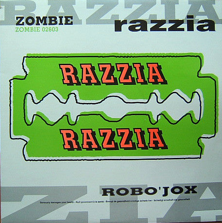 DJ Robo'jox : Razzia (12", Gre)