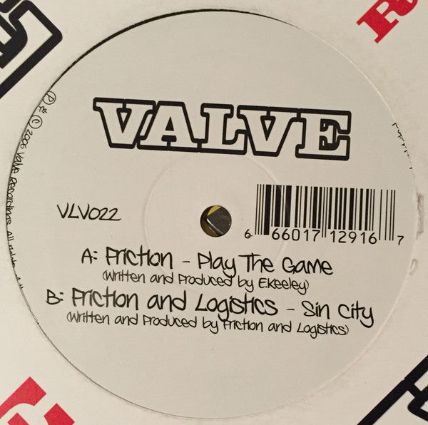 DJ Friction And Logistics : Play The Game / Sin City (12")