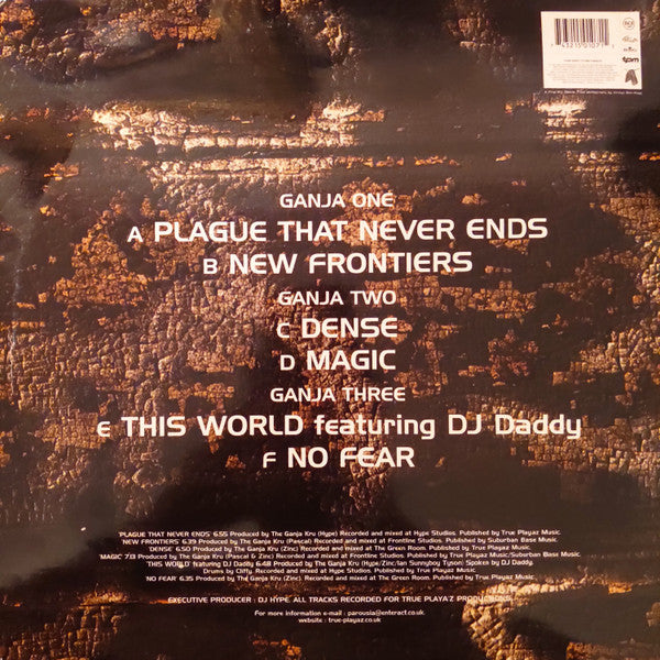 DJ Hype Presents... The Ganja Kru : New Frontiers E.P. (3x12", EP)