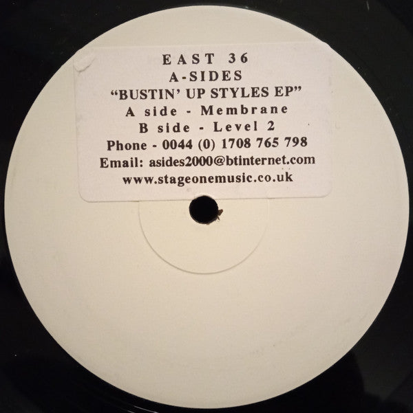A-Sides : Bustin' Up Styles EP (2x12", EP, Promo)