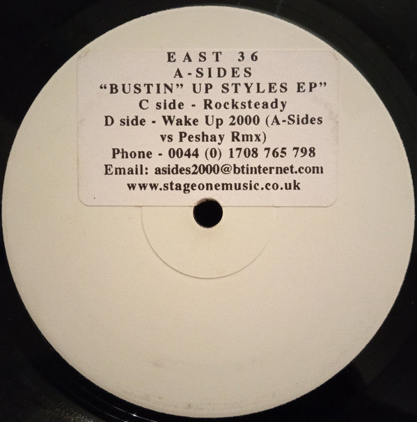 A-Sides : Bustin' Up Styles EP (2x12", EP, Promo)