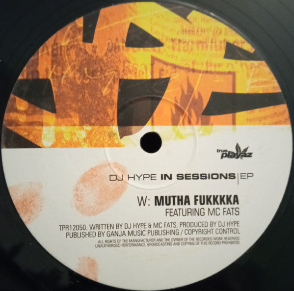 DJ Hype : In Sessions EP (2x12", EP)