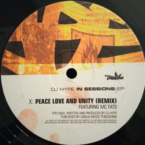 DJ Hype : In Sessions EP (2x12", EP)