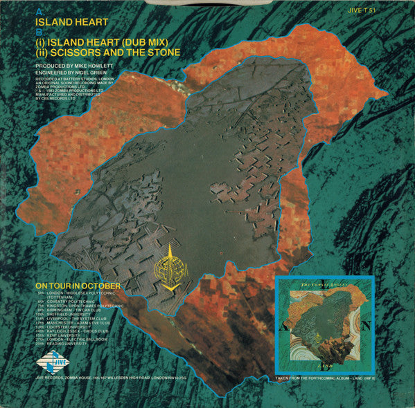 The Comsat Angels : Island Heart (12", Single)