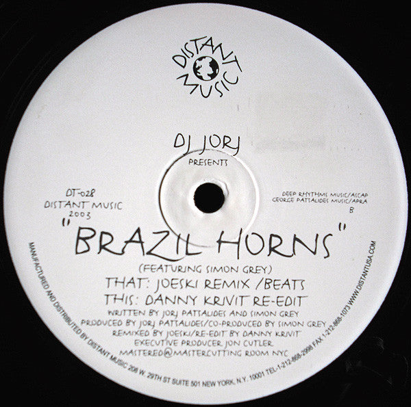 DJ Jorj : Brazil Horns (12")