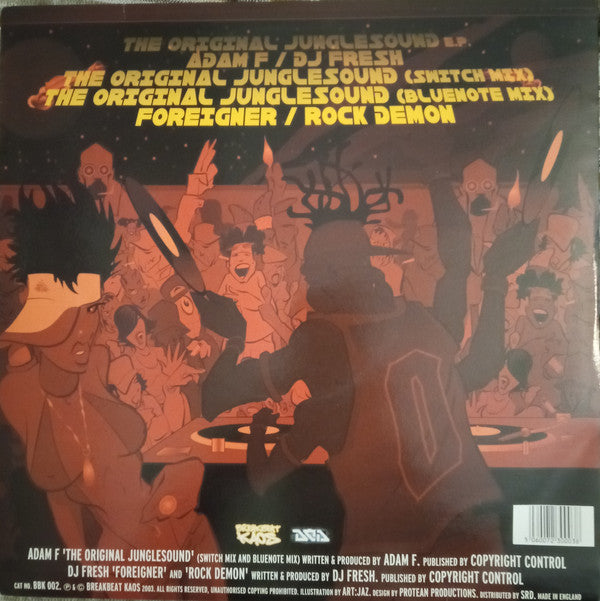 Adam F / Fresh : The Original Junglesound EP (2x12", EP)