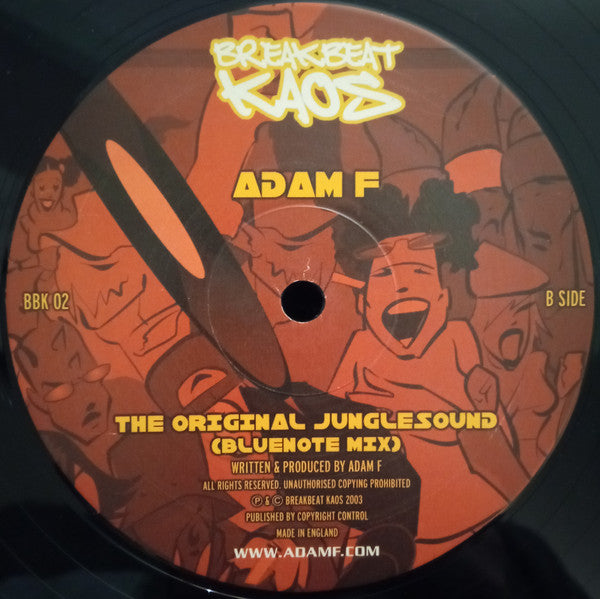 Adam F / Fresh : The Original Junglesound EP (2x12", EP)