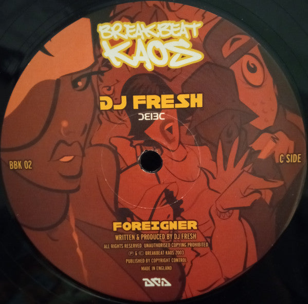 Adam F / Fresh : The Original Junglesound EP (2x12", EP)