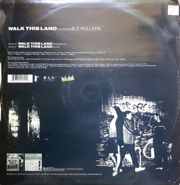 E-Z Rollers : Walk This Land (The Remixes) (12", Single)