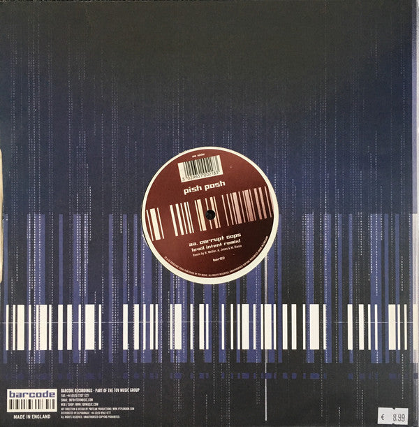Evol Intent / Pish Posh : 7 Angels With 7 Plagues / Corrupt Cops (Evol Intent Remix) (12")