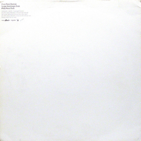 Aloud : Bob O'Lean (12", Single, Promo)