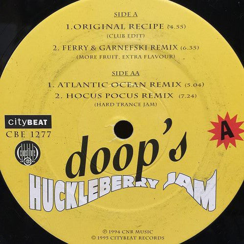Doop : Huckleberry Jam (12", Single)