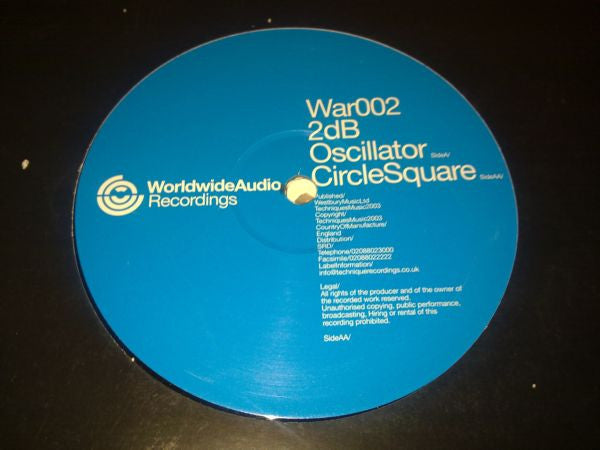 2DB (2) : Oscillator / Circle Square (12")