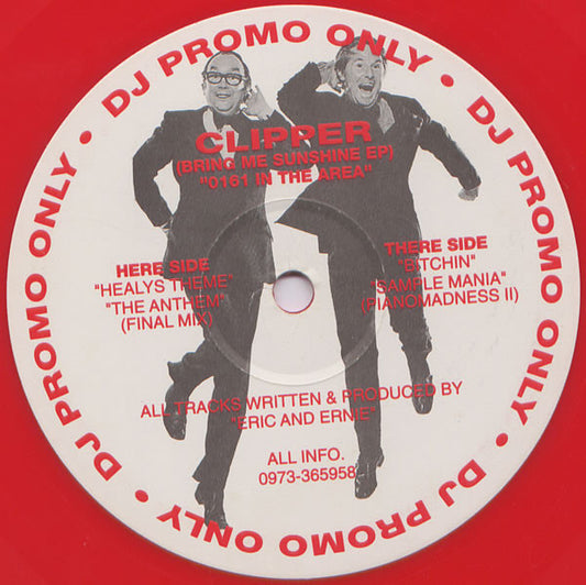 Clipper : Bring Me Sunshine EP (12", EP, Promo, Red)