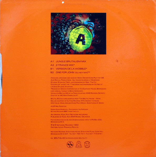 Altern 8 : Brutal-8-E (Orange Edition) (12")