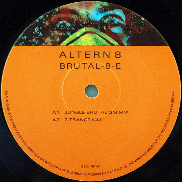 Altern 8 : Brutal-8-E (Orange Edition) (12")