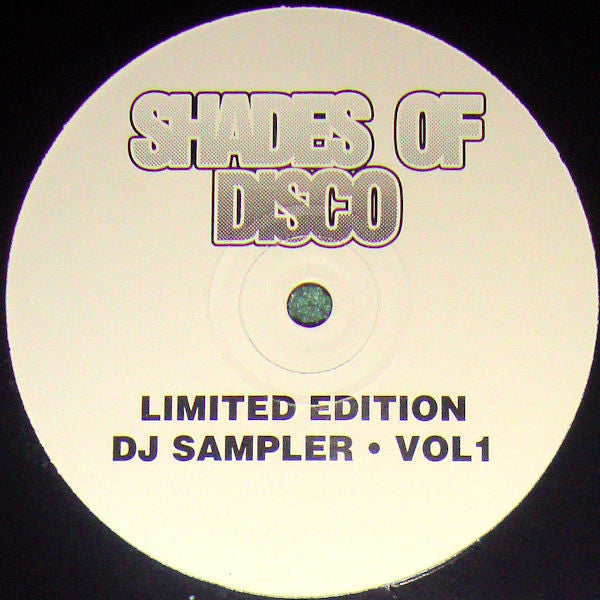 Dirk Diggler (4) / The Son : Shades Of Disco Vol 1 (12", Ltd, Promo, DJ )