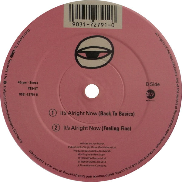 The Beloved : It's Alright Now (12")
