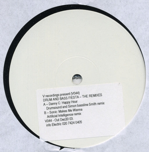 Danny C / Sonic : Drum And Bass Fiesta - The Remixes (12", W/Lbl)