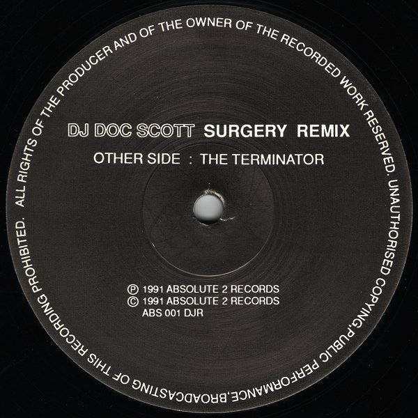 Doc Scott : Surgery - The Remix (12", Ltd)